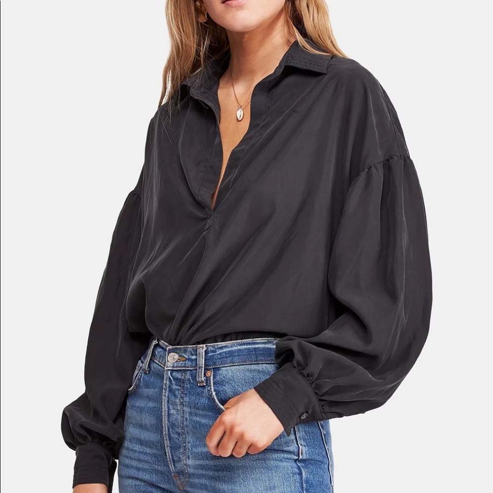 Free People Love Until Tomorrow Pullover Shirt